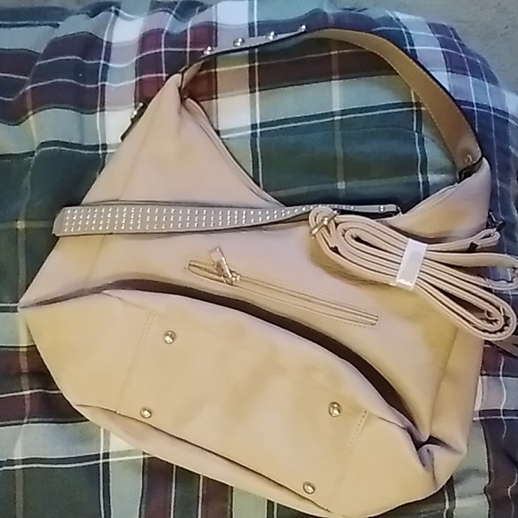 Womens bone colored Boho bag - Picture 3 of 3